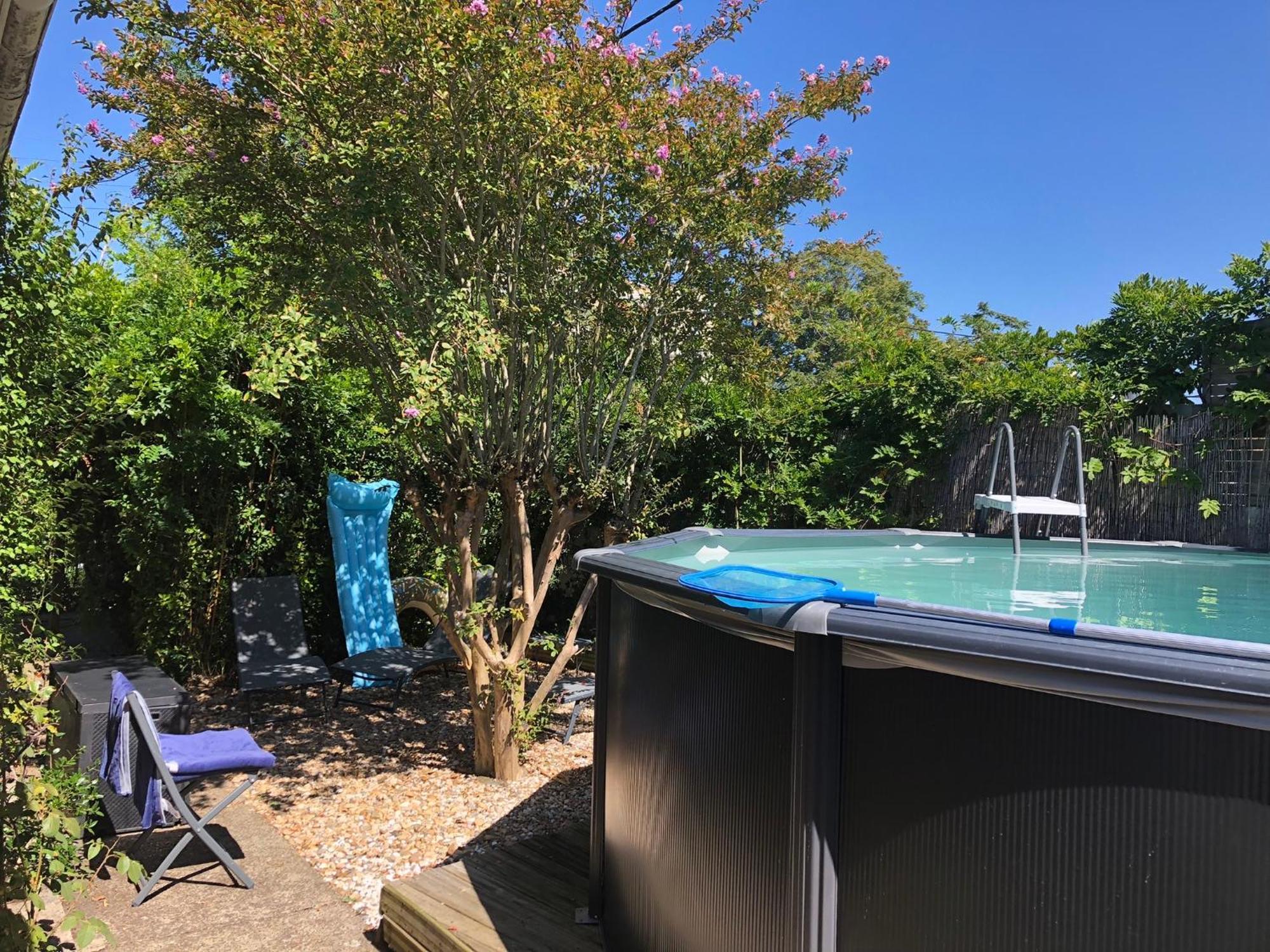 Maison A Arcachon Avec Piscine Hors-Sol Exteriör bild